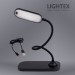 LED настолна лампа SIGMA DC 5V 3W 3000K-6500K 200lm 1200mah Li-ion управление с жест IP20 черна Lightex