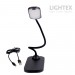 LED настолна лампа SIGMA DC 5V 3W 3000K-6500K 200lm 1200mah Li-ion управление с жест IP20 черна Lightex