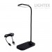 LED настолна лампа SIGMA DC 5V 3W 3000K-6500K 200lm 1200mah Li-ion управление с жест IP20 черна Lightex