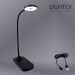 LED настолна лампа SIGMA R DC5V 3W 3000K-6500K 200lm 1200mah Li-ion управление с жест IP20 черна Lightex