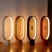 LED настолна лампа Heng Balance 5W 3000K елипса с USB бяла