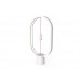 LED настолна лампа Heng Balance 5W 3000K елипса с USB бяла