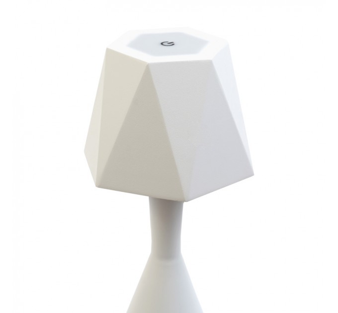 Настолна LED лампа LISA 3W 240lm 3000K H275 2000 mAh бяла touch BRAVO