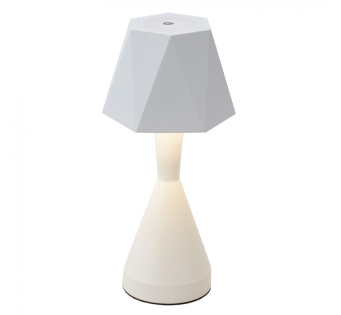 Настолна LED лампа LISA 3W 240lm 3000K H275 2000 mAh бяла touch BRAVO