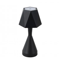 Настолна LED лампа LISA 3W 240lm 3000K H275 2000mAh черна touch BRAVO