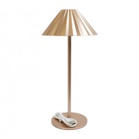 Настолна LED лампа JENY 3W 240lm 3000K розово злато H310 4000mA touch BRAVO