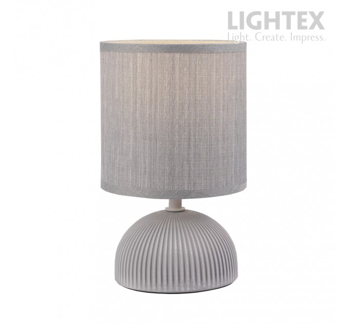 Настолна лампа MALTA керамика сива 1x Е14 h230mm Lightex