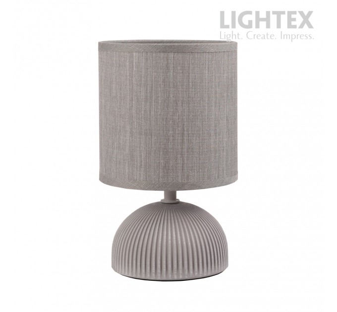 Настолна лампа MALTA керамика сива 1x Е14 h230mm Lightex