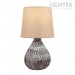 Настолна лампа ENO керамика кафява 1x Е14 h320mm Lightex