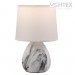 Настолна лампа BELLE керамика сив мрамор 1x Е14 h250mm Lightex