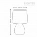 Настолна лампа BELLE керамика черен мрамор 1x Е14 h250mm Lightex