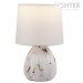 Настолна лампа BELLE керамика бял мрамор 1x Е14 h250mm Lightex