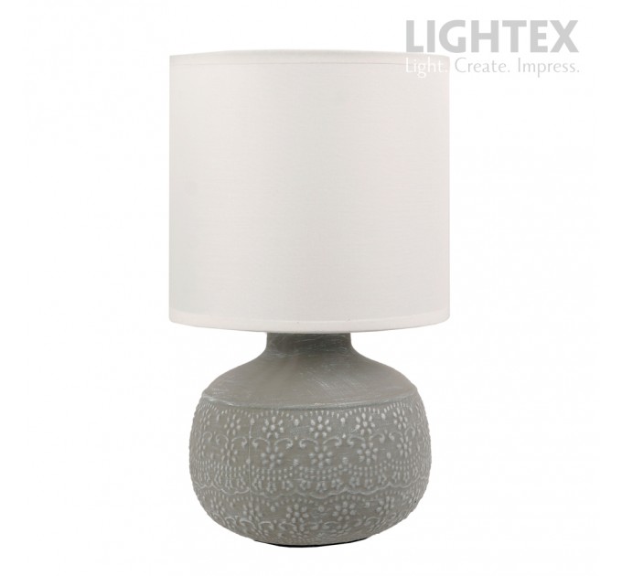 Настолна лампа DECO керамика зелена 1x Е14 h250mm Lightex