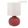 Настолна лампа DECO керамика червена 1x Е14 h250mm Lightex