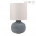 Настолна лампа DECO керамика синя 1x Е14 h250mm Lightex