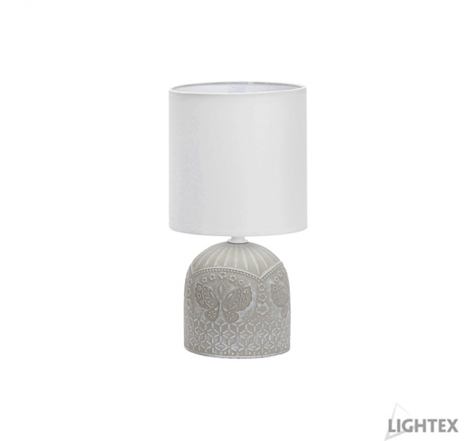 Настолна лампа NERON  сива 1xЕ14 Lightex