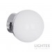 LED лампа за огледало и шкаф MONO 4W 4000K 380lm 220V Ø90х97mm хром IP44 Lightex