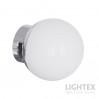 LED лампа за огледало и шкаф MONO 4W 4000K 380lm 220V Ø90х97mm хром IP44 Lightex