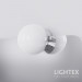 LED лампа за огледало и шкаф MONO 4W 4000K 380lm 220V Ø90х97mm хром IP44 Lightex