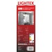 LED лампа за огледало CANO 12W 4000K 500lm 580mm черна Lightex