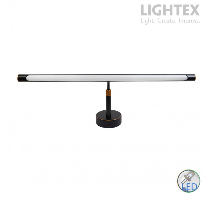 LED лампа за огледало CANO 12W 4000K 500lm 580mm черна Lightex