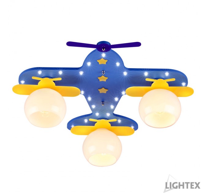 Полилей PLANE 3xE27 530x530x200mm Lightex