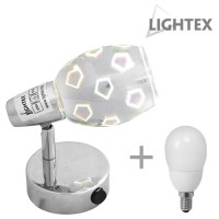 Спот ARIZONA 1xE14 с ключ  Lightex