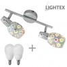 Спот ARIZONA 2xE14  Lightex