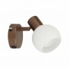 Аплик MOLINA 1xE14 кафяв с ключ 125x90x120mm Lightex