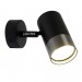 Спот OSKAR 1xGU10  черно+хром 60x25mm Lightex