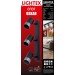 Спот OSKAR 3xGU10  черно+хром 380x55x25mm Lightex