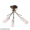Полилей OSHINE 3xE14  LM 3.45 антично черен Lamkur