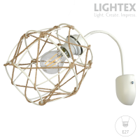 Аплик ERIKA Е27 бял Lightex