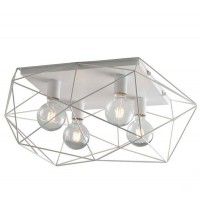 Плафон ABRAXAS 4XE27 62.5х51сm бял Luce Design