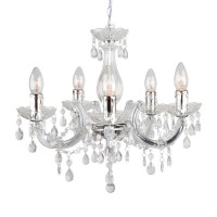 Полилей  HOUSTON 5XE14 прозрачен 44X42сm Luce Design