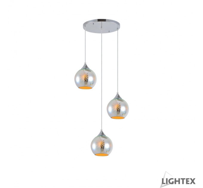 Полилей LEDA 3xE27 хром Lightex