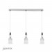 Полилей RIOS 3хЕ14 хром + кристал 330 x 120 x 880mm  Lightex