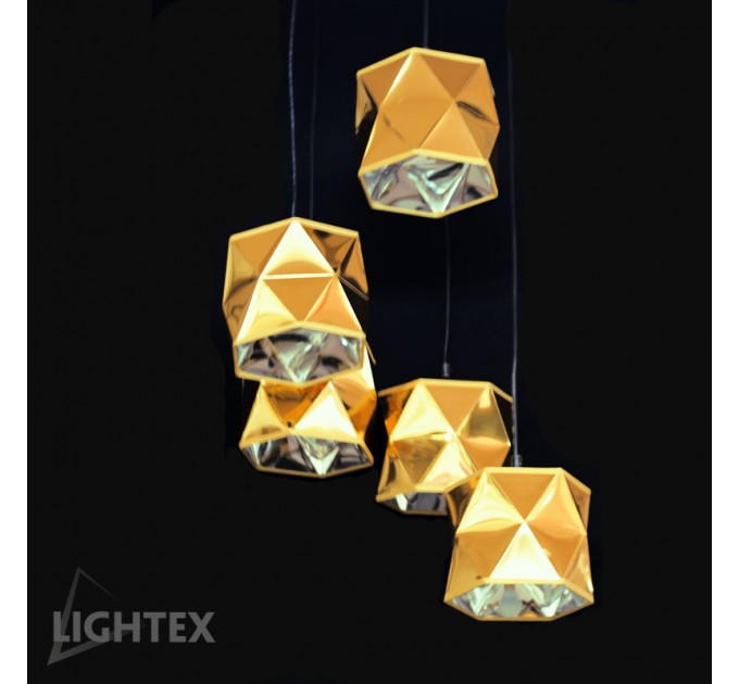 Полилей RAFAEL 5хЕ14 злато Lightex
