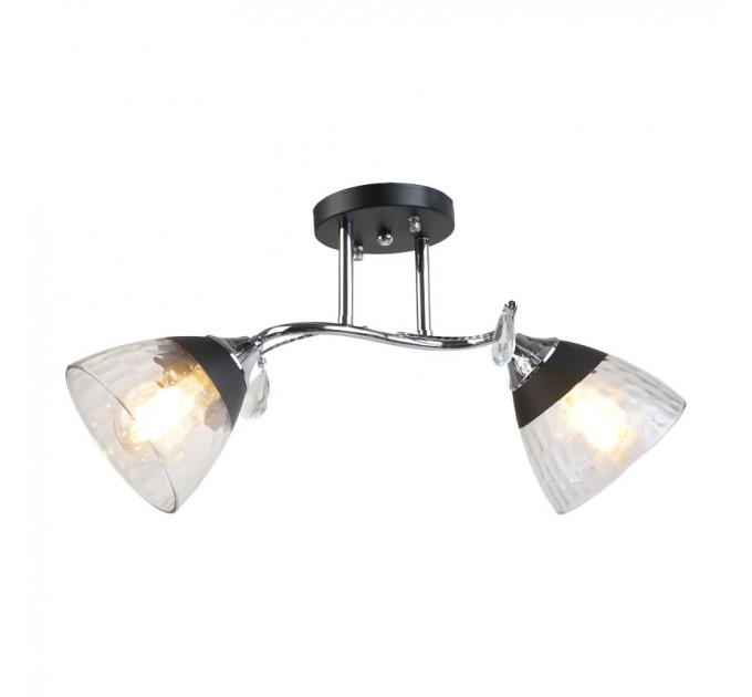 Полилей TELMA 2xE27  черно+хром  Lightex