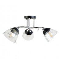 Полилей TELMA 3xE27  черно+хром  Lightex