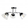 Полилей TELMA 3xE27  черно+хром  Lightex