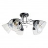 Полилей TELMA 5xE27  черно+хром  Lightex