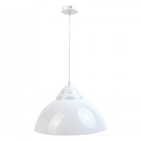 Пендел GILIAN 1XE27 Ø380 бял Lightex