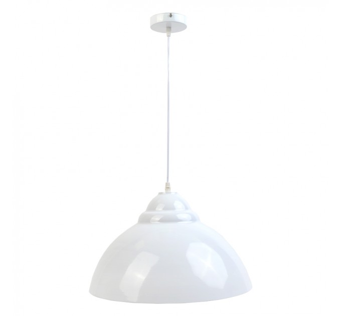 Пендел GILIAN 1XE27 Ø380 бял Lightex