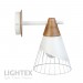 Аплик ABEL 1xE27 бял 175x250x263mm Lightex