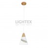 Пендел ABEL 1xE27 бял 175x1000mm Lightex