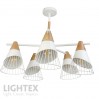 Полилей ABEL 5xE27 бял 680x525mm Lightex