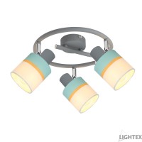 Спот NATALIA 3xE14 сиво + пъстро 250x170mm Lightex