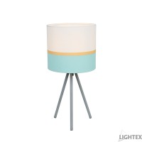 Настолна лампа NATALIA 1xE14 сиво + пъстро 170x350mm Lightex