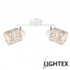 Спот CELIA 2xE14 бяло + пъстро 300x180x150mm Lightex